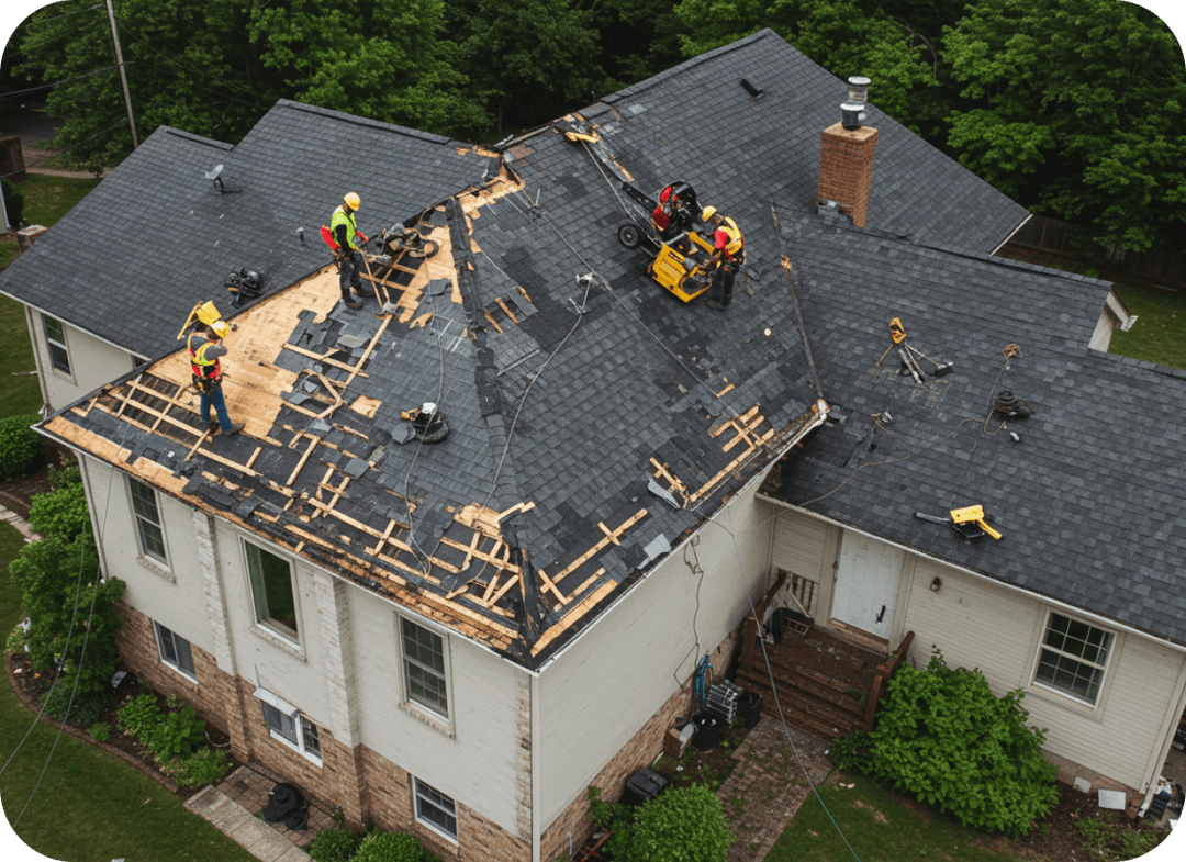 home roofing repair work in East York