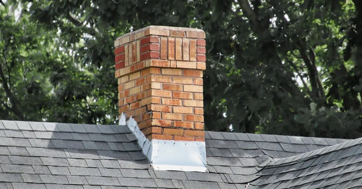 Chimney flashing in East York home