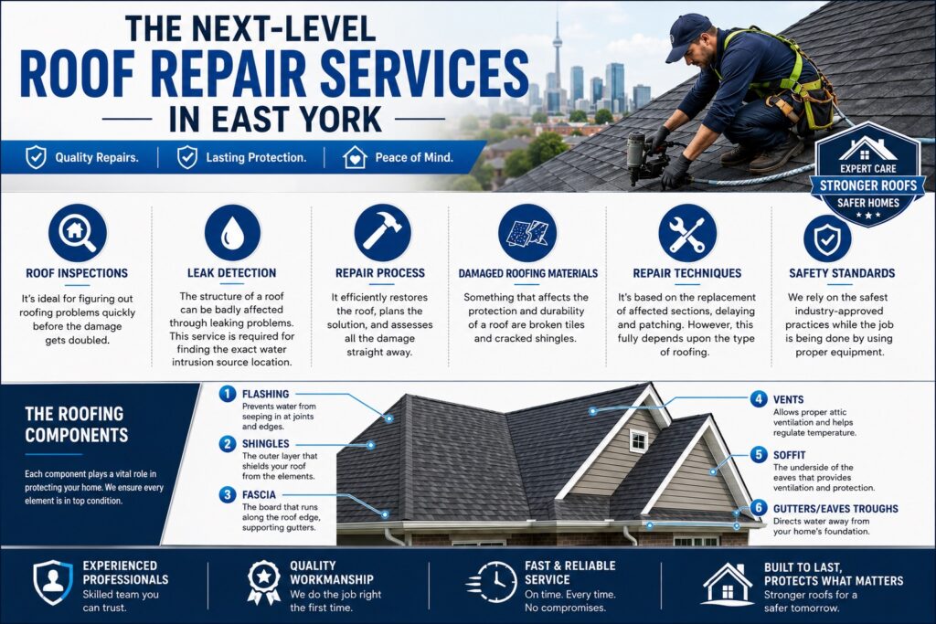 roof repair east york