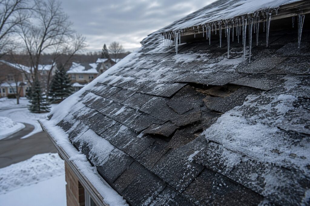 How Ontario Winters Affect Asphalt Shingle Roofs