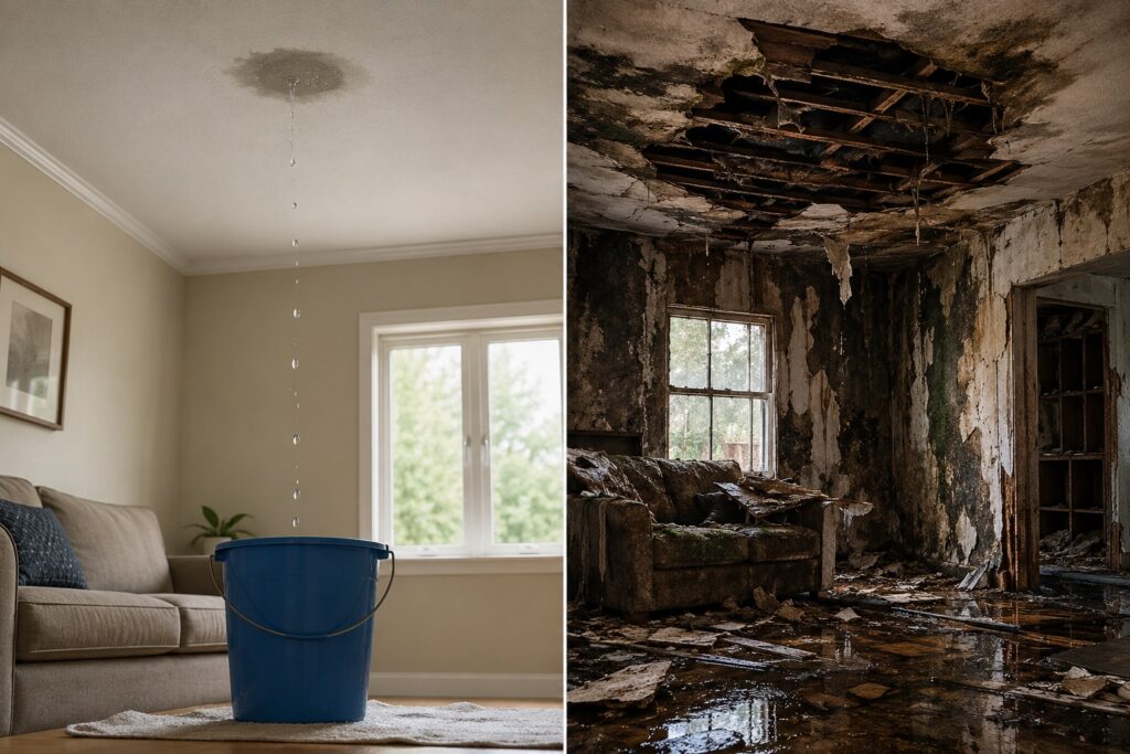 Small Roof Leak Today, Major Damage Tomorrow What Homeowners Should Know