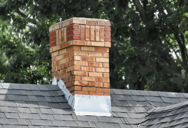 Chimney flashing in East York home