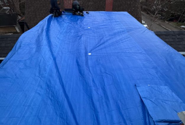 Insurance claim roof restoration