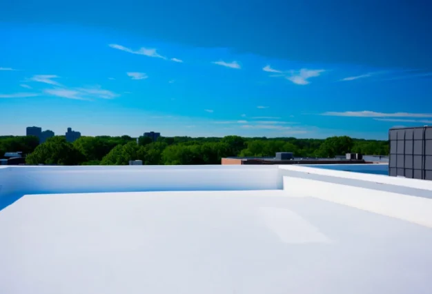Parapet wall home roof replacement in North York